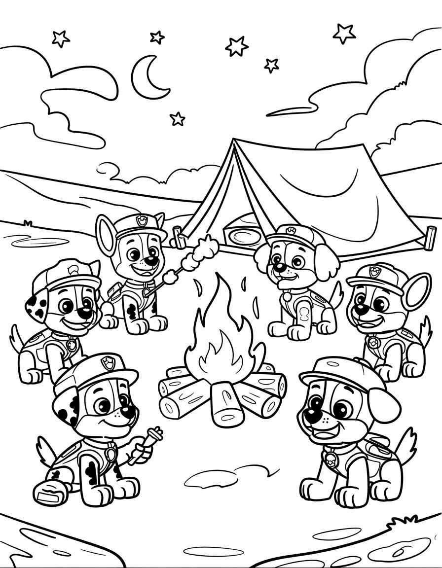 Campfire Evening